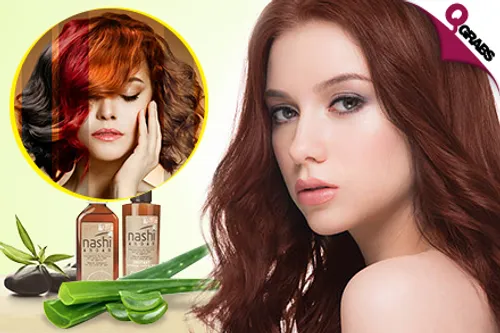 From QR75 Perfect your Locks with Henna Hair Color OR Hair wash with Styling OR Aloe vera & Nashi Hair Treatments! (Up to QR200 Value)